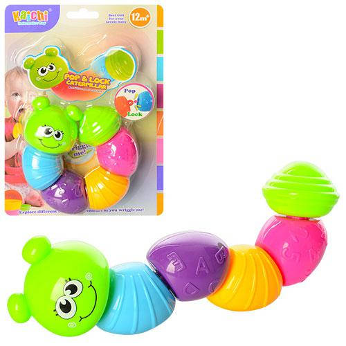 

Погремушка 999-134В "Гусеница", Разные цвета