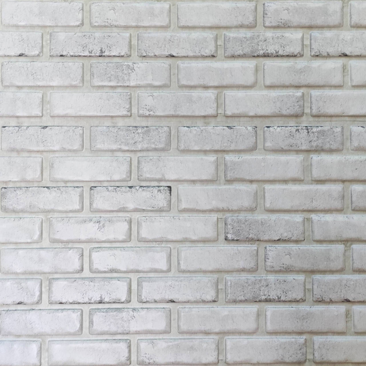 

Стеновая декоративная пластиковая панель ПВХ - КАМЕНЬ БЕЛЫЙ ЛОФТ (960х485) мм