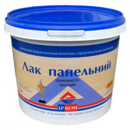 

Лак панельний ІР-11 шовковисто-матовий 3л/ Ірком, Белый
