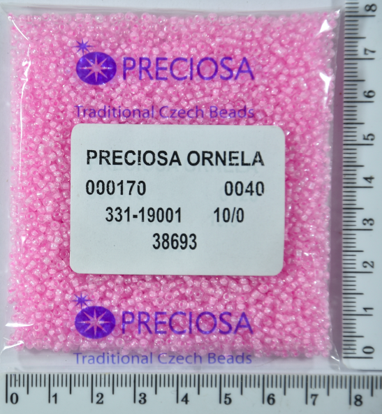 

Бисер PRECIOSA №10/0 прокрашен №38693 пакет 50 грамм уп=1пакет