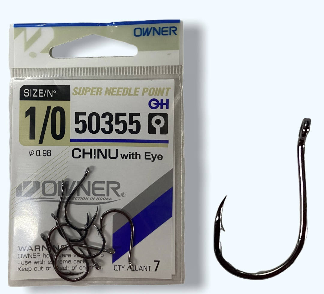 

Крючки OWNER 50355 CHINU wiht Eye 1/0