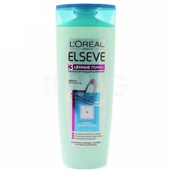 

Шампунь L’Oreal Paris Elseve Ценность 3 глин для нормальных волос склонных к жирности, 250 мл