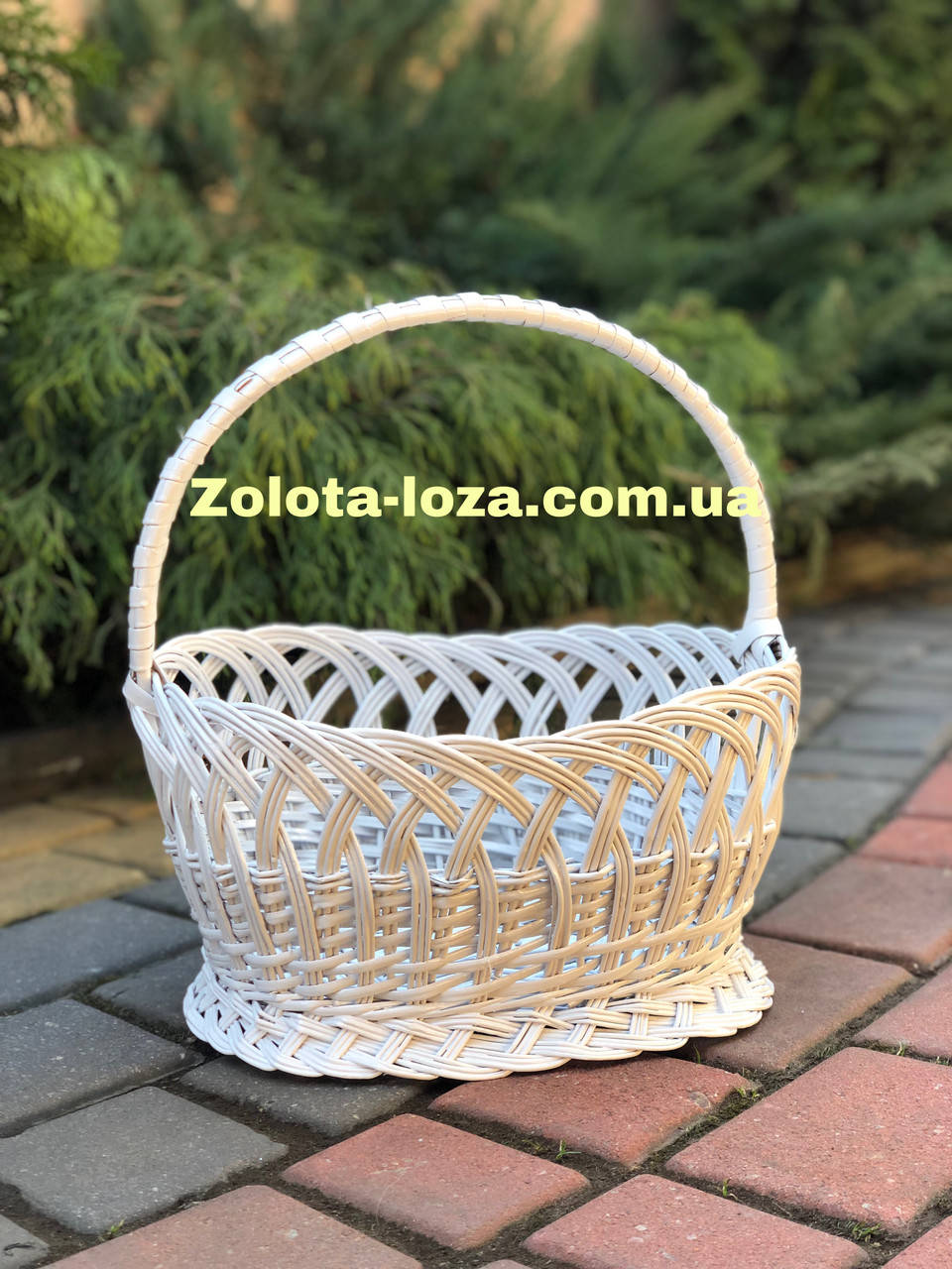 

Корзина плетёная " Праздничная " Арт:4011