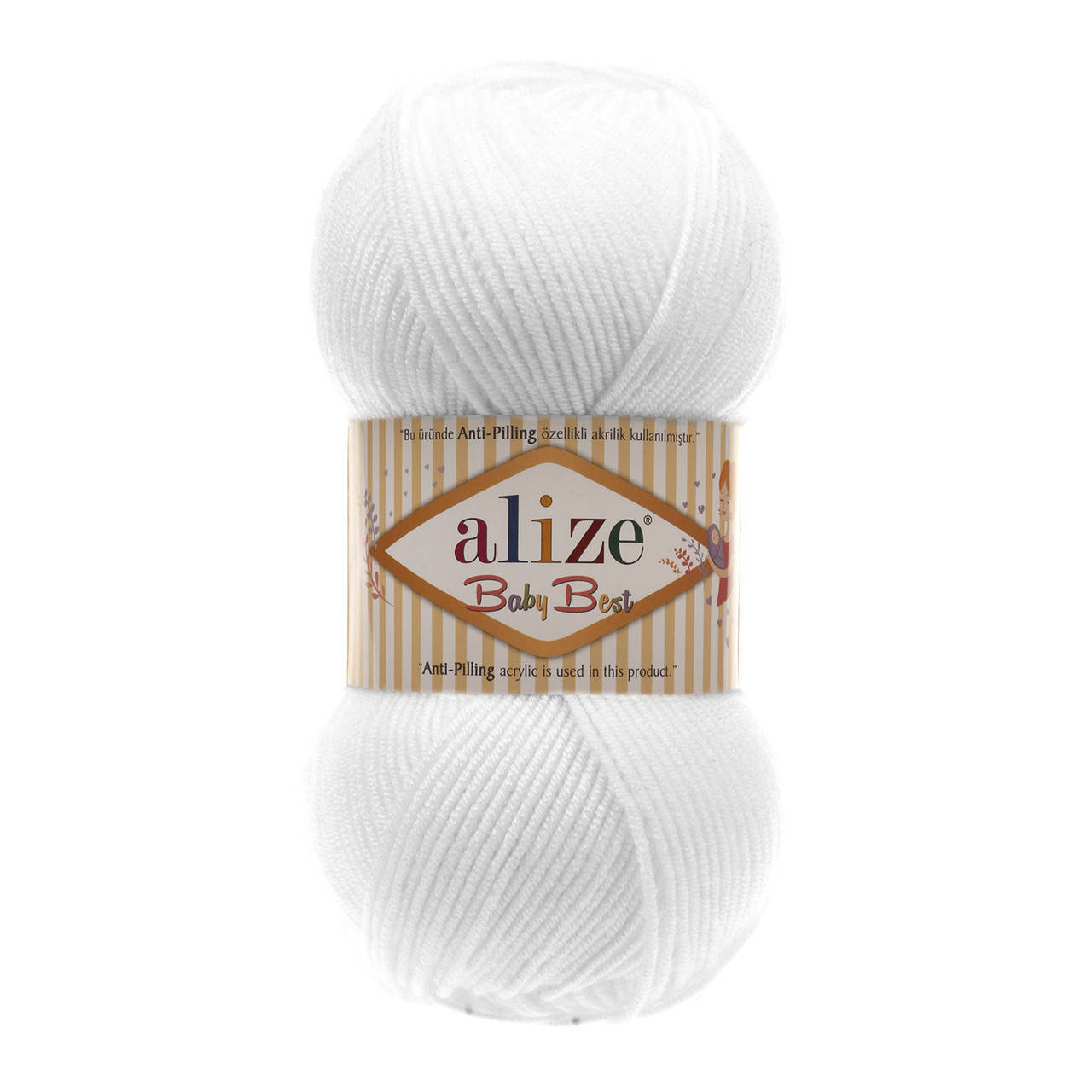 

Alize BABY BEST белый № 55