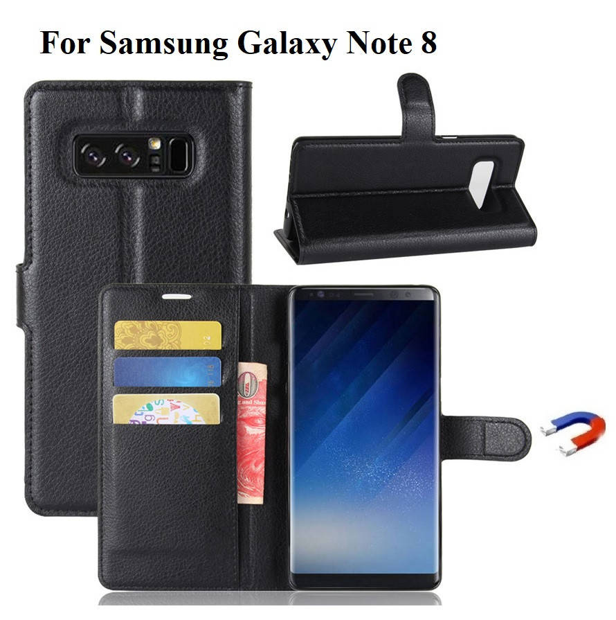 

Чехол книжка Wallet для Samsung Galaxy Note 8 (N950F), Черный