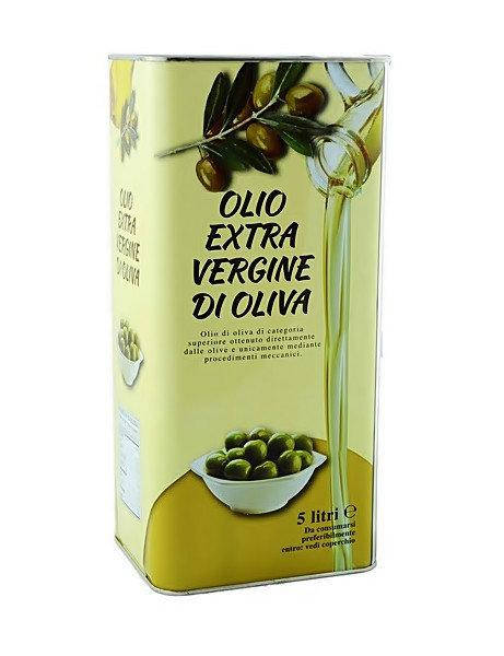 

Оливкове масло першого холодного віджиму Olio Extra-Vergine di oliva 5 л
