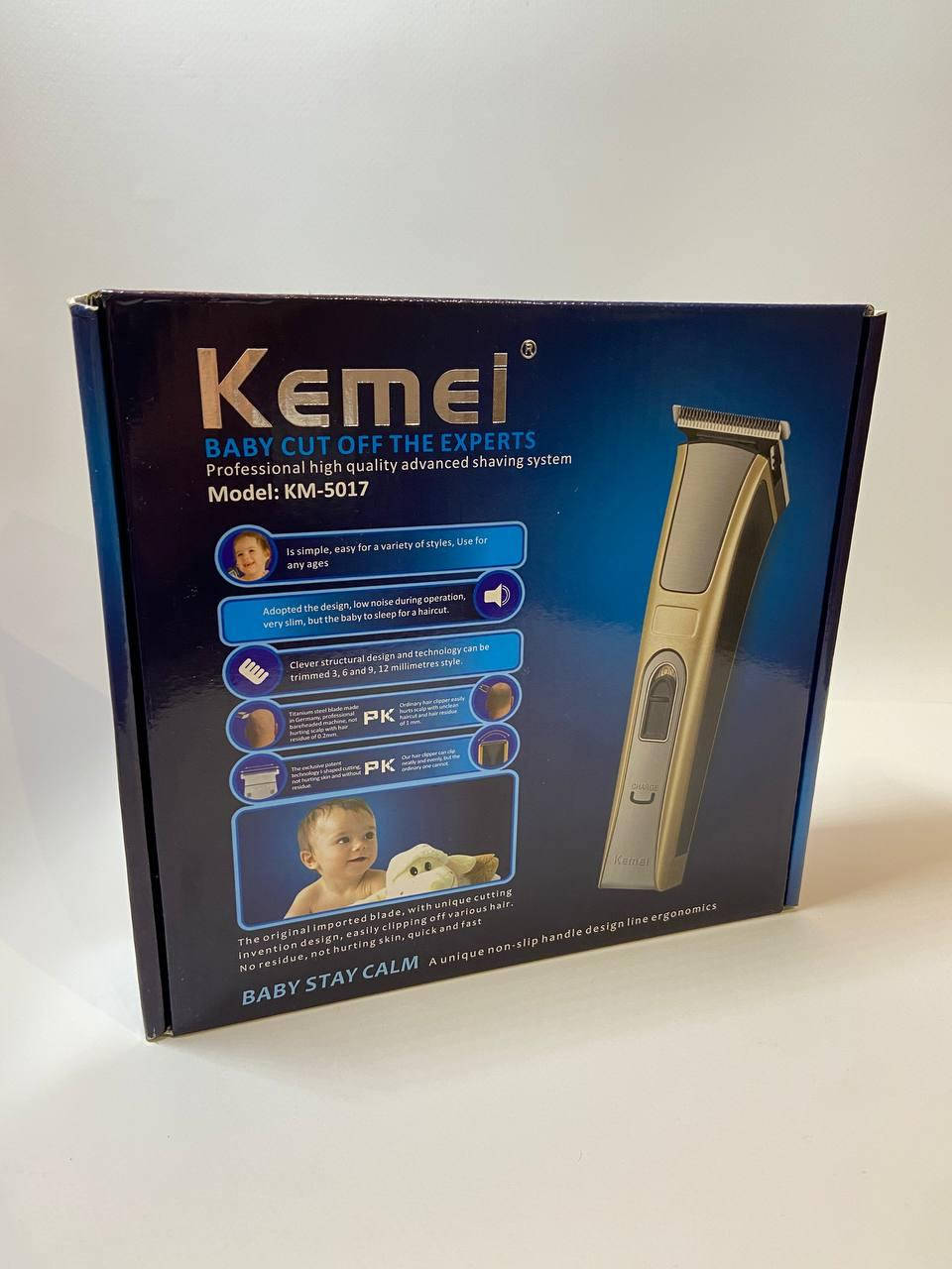 

Аккумуляторная машинка для стрижки Kemei KM-5017