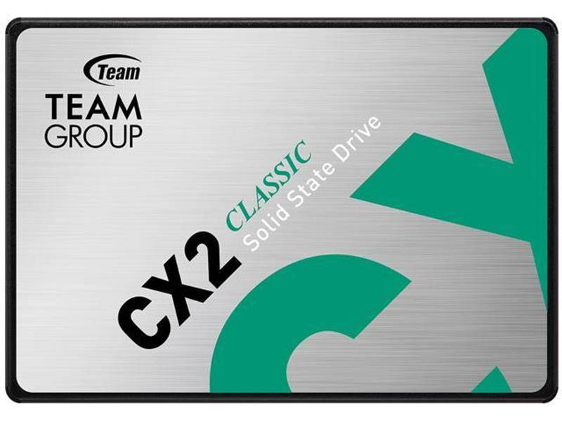 

Накопитель SSD 512GB Team CX2 2.5" SATAIII 3D TLC (T253X6512G0C101)