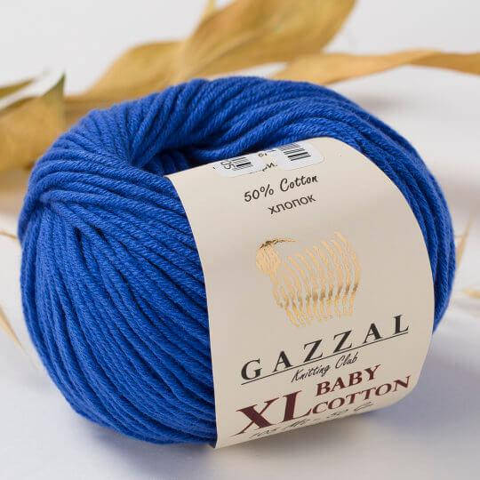 

Пряжа GAZZAL Baby cotton XL 3421 (Газзал Беби Котон XL) василек