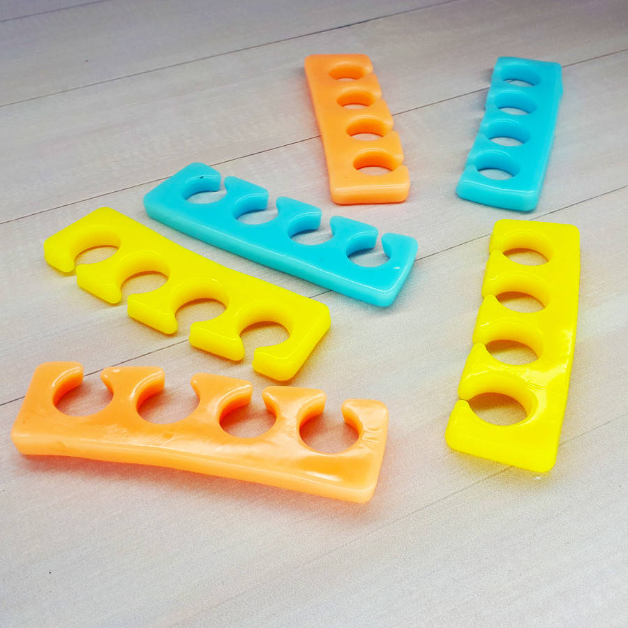 

Разделитель пальцев, силиконовые (1 пара), Разные цвета