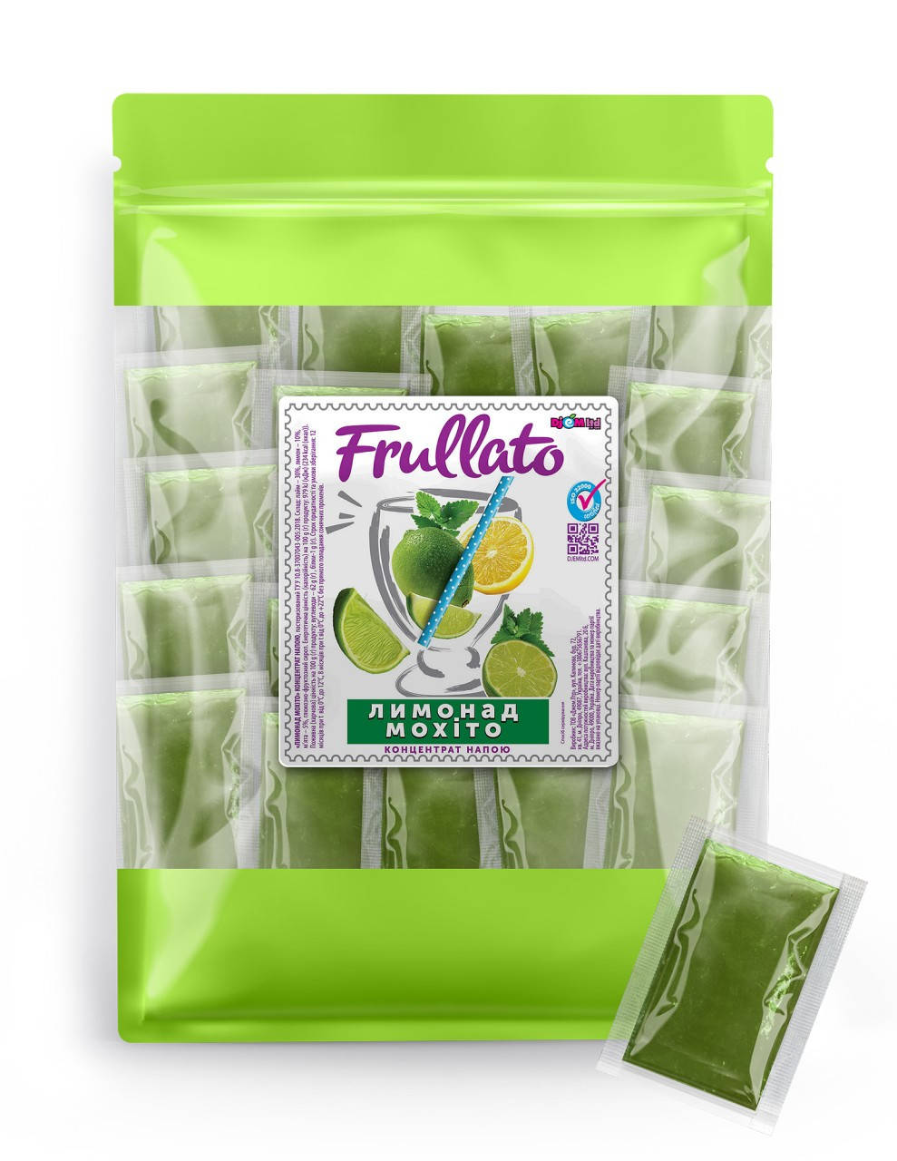 

Лимонад мохито Frullato натуральный, 50 шт х 40 г