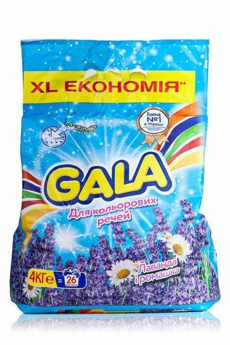 

Gala Автомат Лаванда и Ромашка для цветного белья, 4 кг