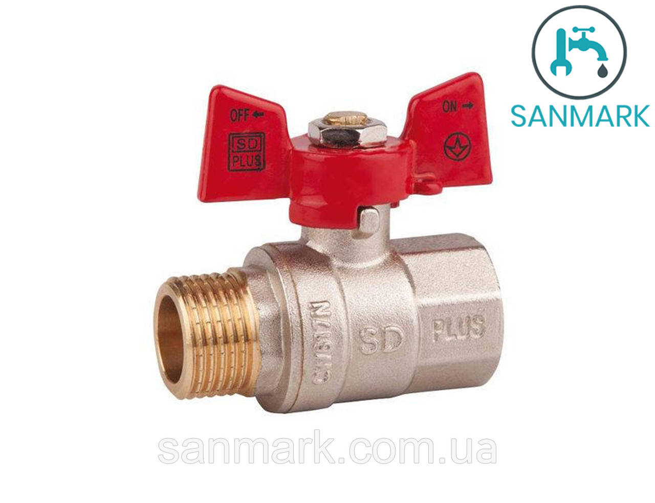 

Кран шаровый SD PLUS PN40 1*ВН (SD607NW25PN40)