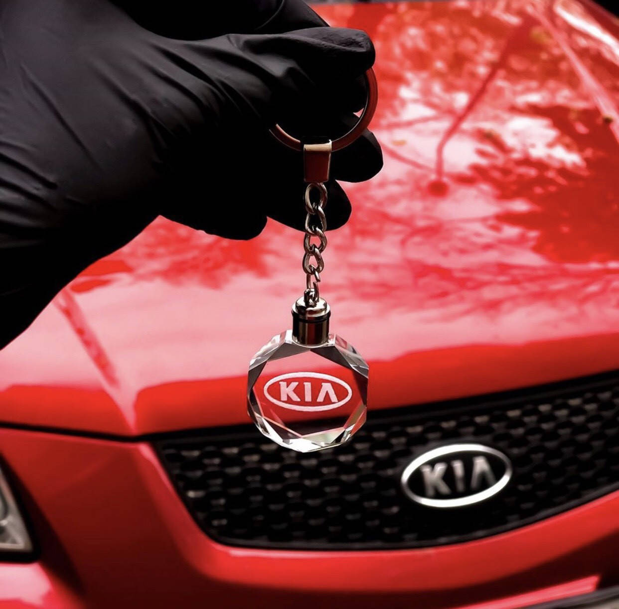 

Брелок Кристал KIA с подсветкою логотипа Авто