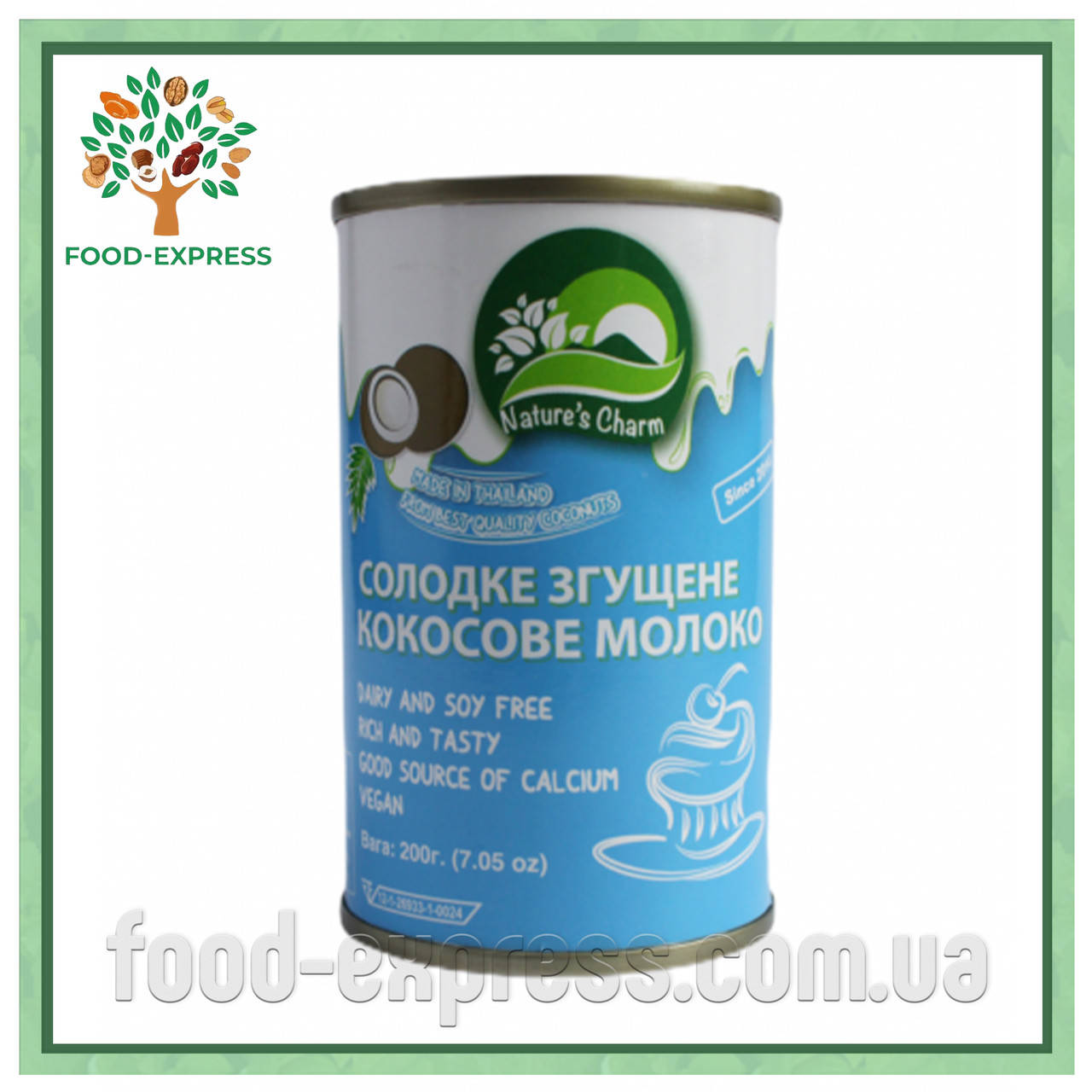 

Кокосовое сгущенное молоко Nature's Charm 200мл