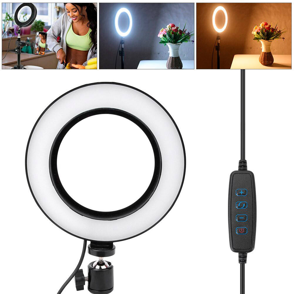 

Кольцевая светодиодная лампа 16 см / Кольцевая светодиодная LED лампа RING