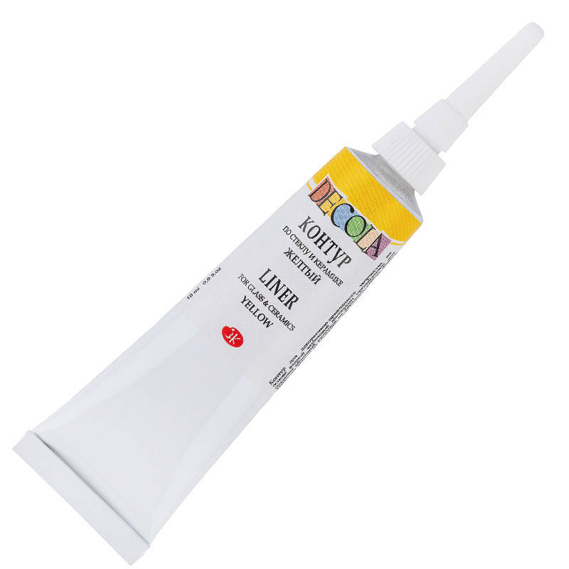 

Контур акриловий по склу та кераміці Decola ЗХК 18 мл жовтий (352093)