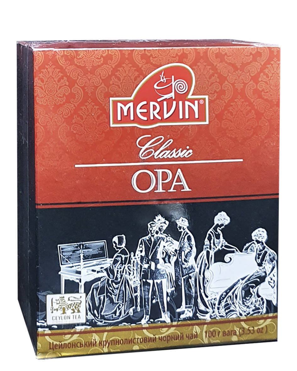 

Чай чорний Mervin Classic OPA 100 г (54752)