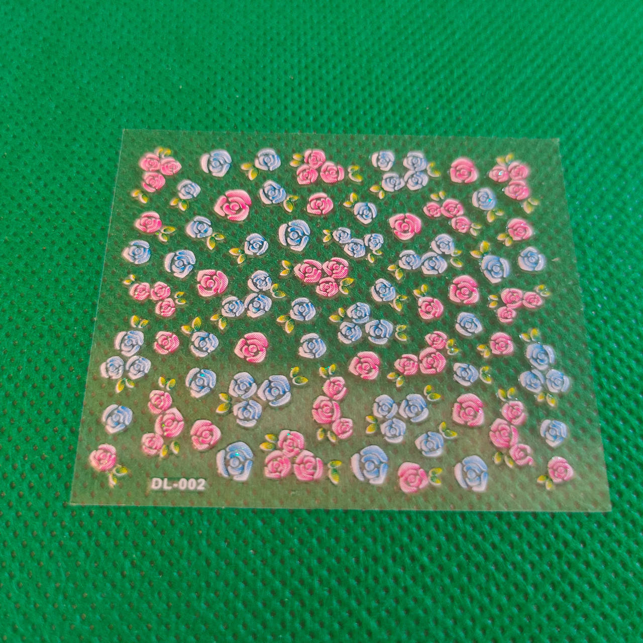 

Наклейки для маникюра Цветы самоклейки цветные 002, Разные цвета