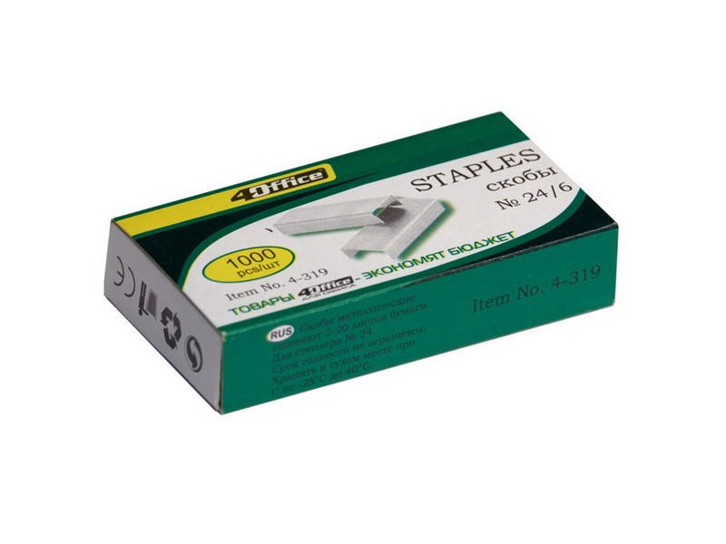 

Скобы N 24. 6 4Office 4-319