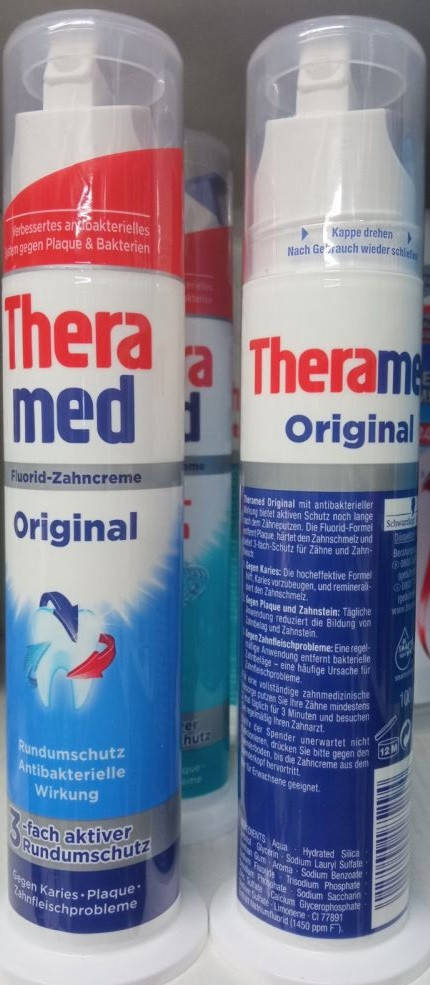

Зубная паста с дозатором Theramed Original 100мл.