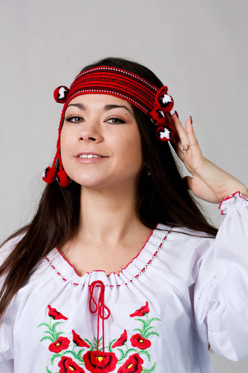 

Повязка Чело праздничная Длина 40 см., ширина 5 см.