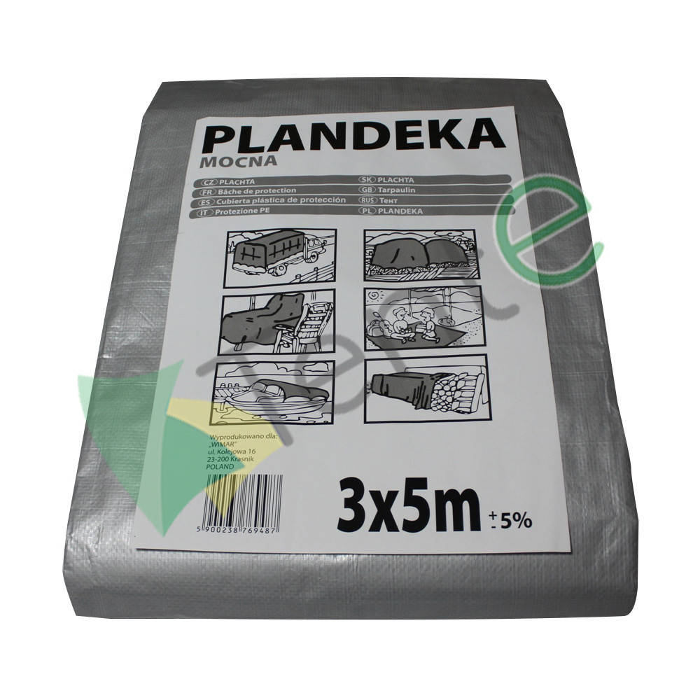 

Тент водостойкий Tarpaulin MOCNA 120 г/м2 3х5 м