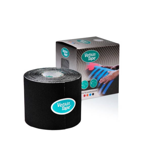 

Ветеринарный Кинезио Тейп VetkinTape® 6см х 5м (ВеткинТейп) черный