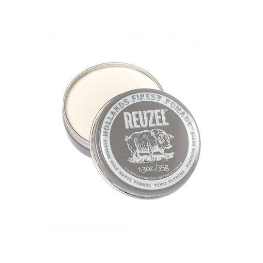 

Матовая помада для волос Reuzel Extreme hold matte grey 35g
