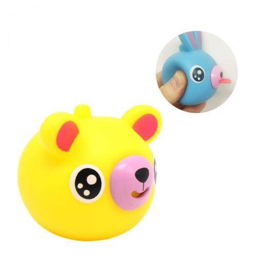 

Игрушка-антистресс "Мишка с язычком" желтый