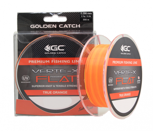 

Волосінь GC Verte-X Flat True Orange 300m 0.309mm