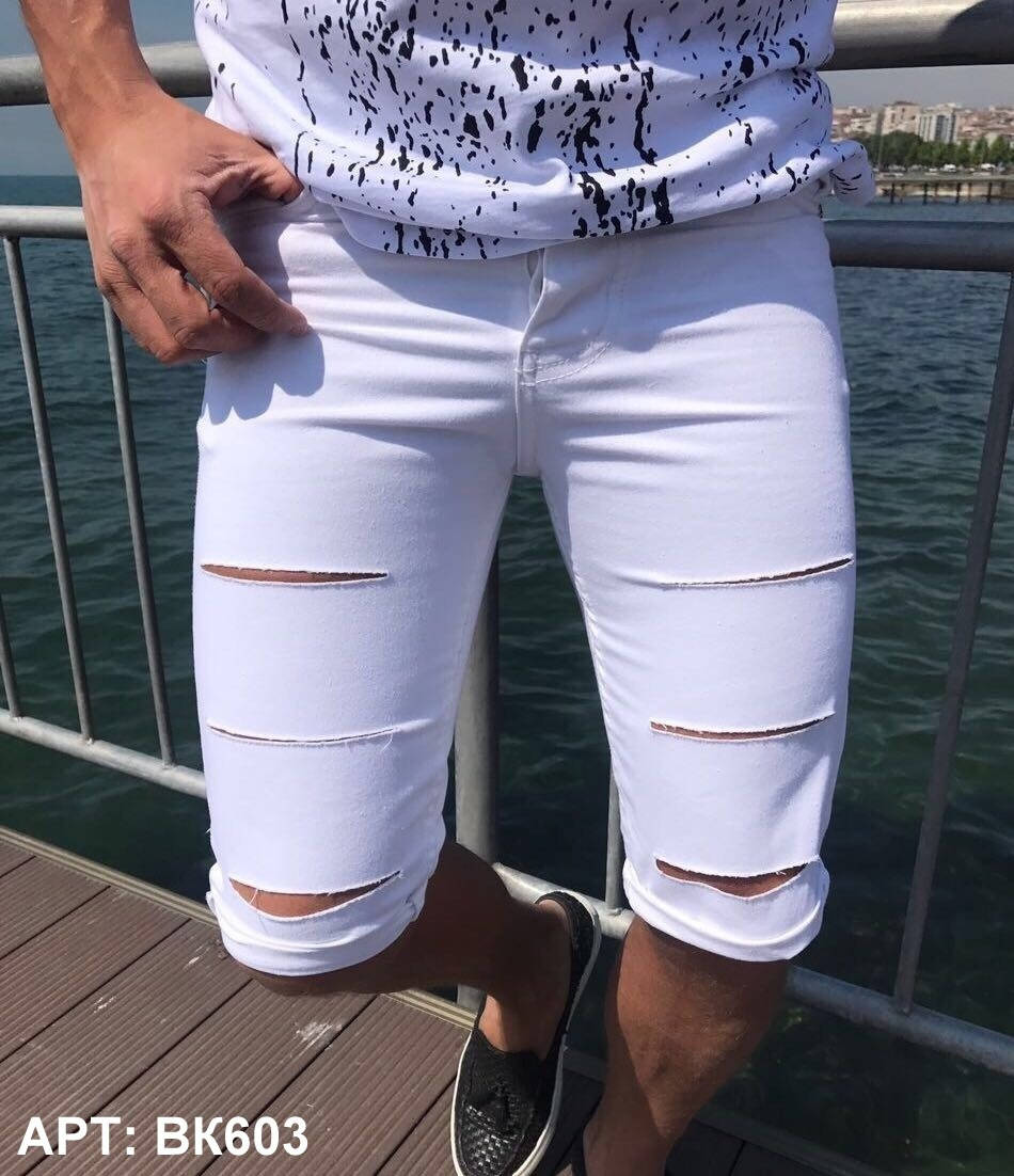 

Мужские джинсовые шорты Phillip Plein Размеры: 29, 30