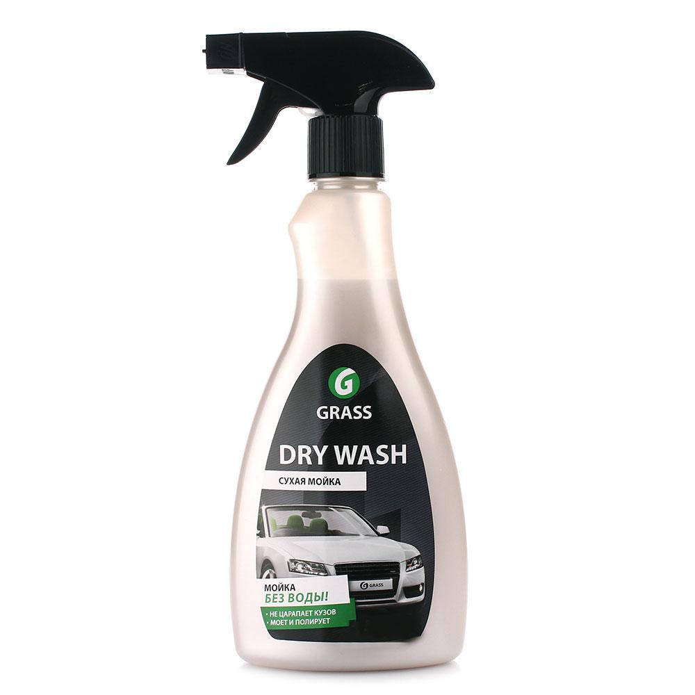 

Очиститель-полироль кузова Dry Wash тригер 500 мл. Grass