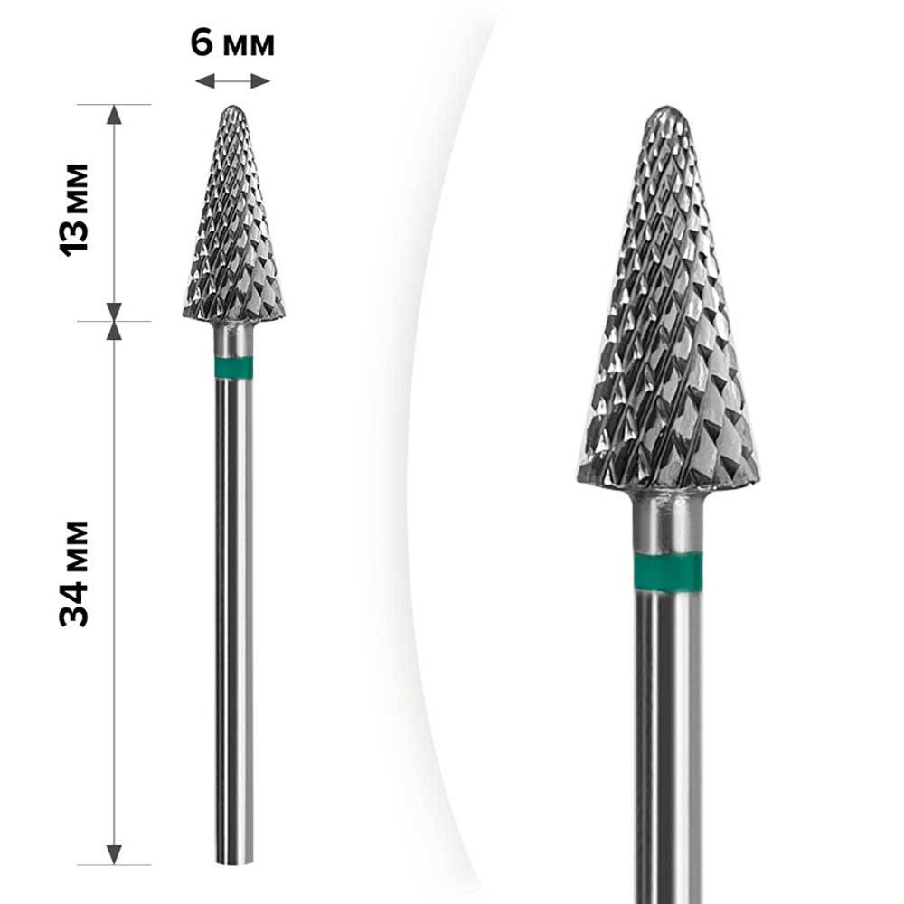 

Фреза ТВС Конус Green 6*13 MART, Зелёный