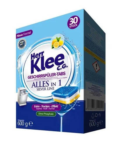 

Таблетки для посудомоечных машин Herr Klee 30шт.