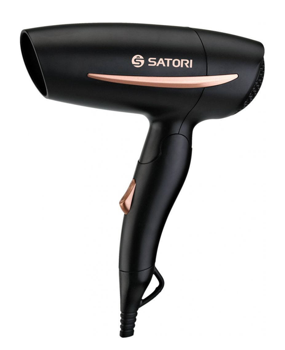 

Фен для волос дорожный SATORI SD-1410-BL 1400 Вт Черный