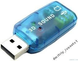 

USB звуковая карта для ноутбука или ПК