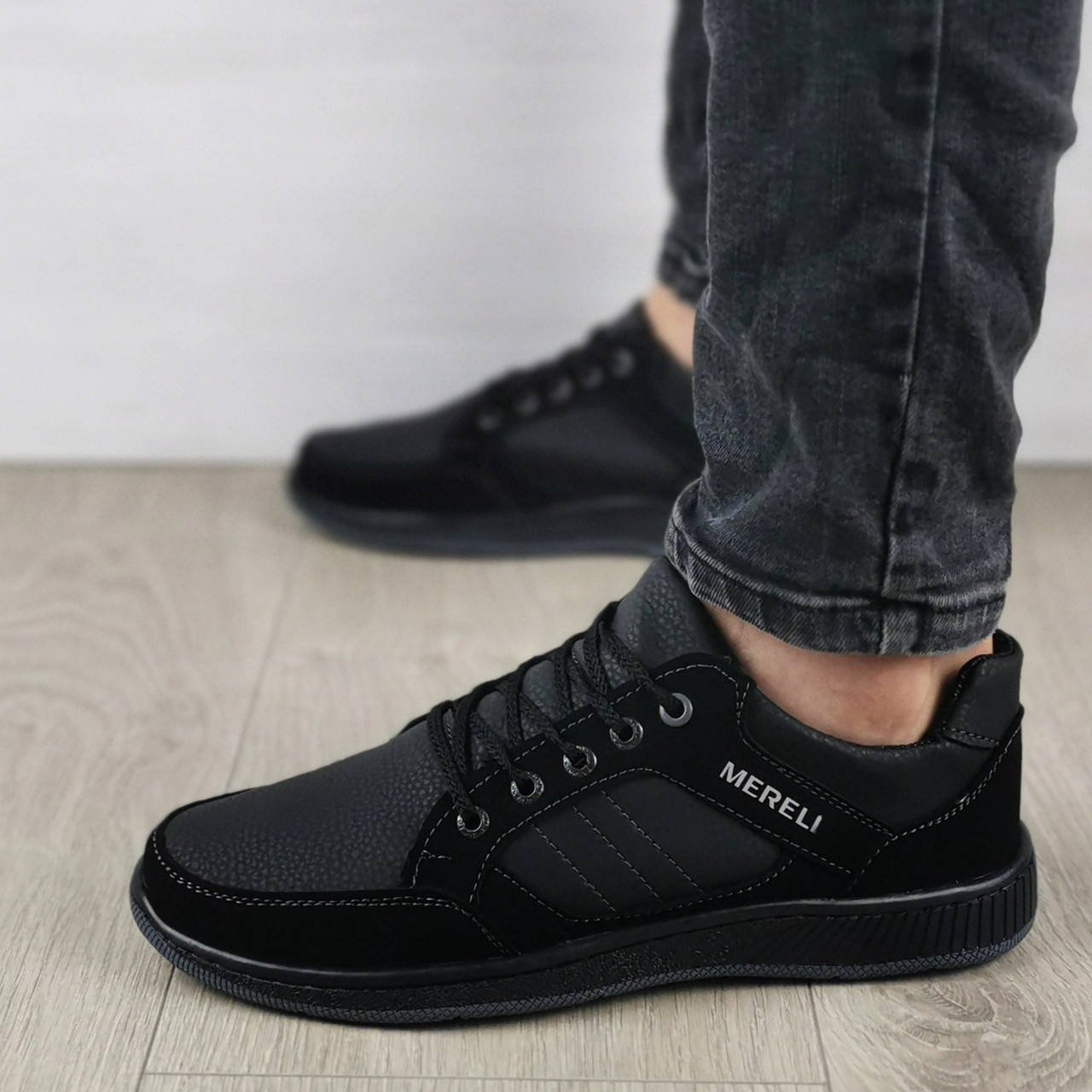 

Кросівки чорні 44 - 28.5 см, Черный