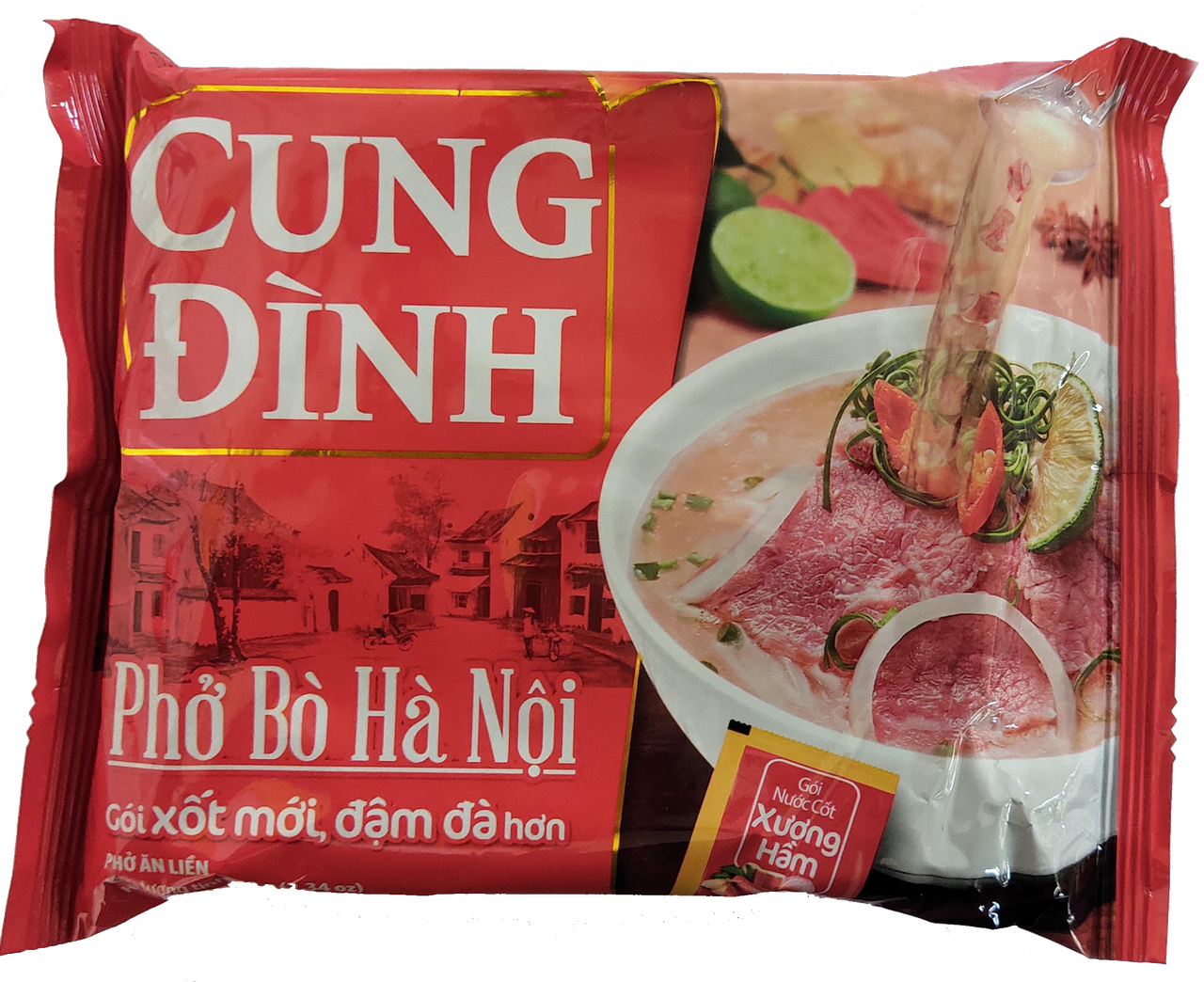 

Вермишель рисовая ФО БО вкус говядины 68г "Cung Dinh"