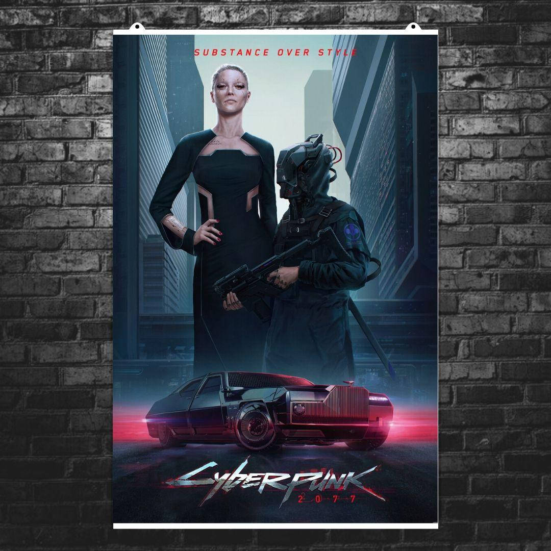 

Постер "Cyberpunk 2077", плакат №4. Размер 42x28см (A3). Полуглянец