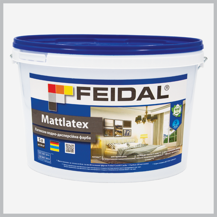

Краска Feidal Mattlatex 5л - Тонированная