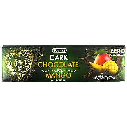 

Шоколад Торрас чорний з манго Torras dark mango 300g 15шт/ящ (Код : 00-00005621)