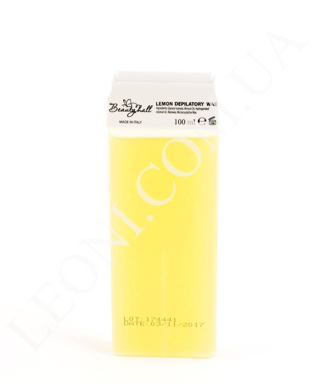 

Теплый кассетный воск Beauty Hall Лимон (100гр).