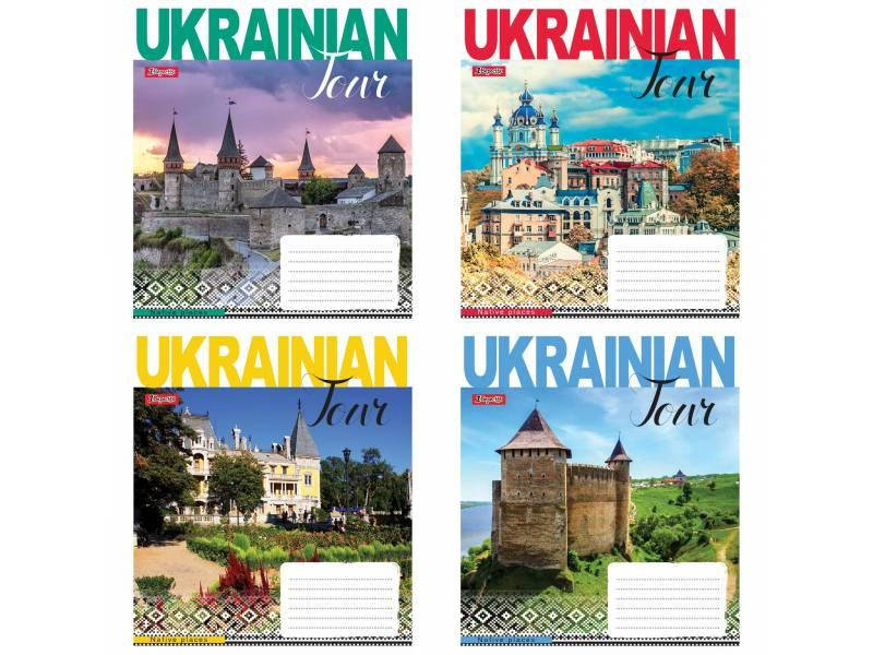 

Набор тетрадей ученических (20штук) в клетку 24листа (763078) 1ВЕРЕСНЯ UKRAINAIN TOUR (УКРАИНА)