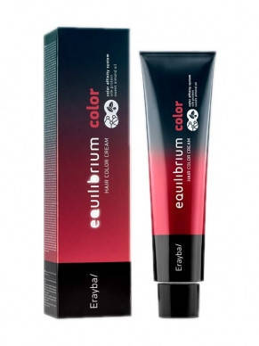 

Крем-краска для волос Erayba Equilibrium Hair Color Cream 4.62 переливающийся коричневый темно-каштановый 120m
