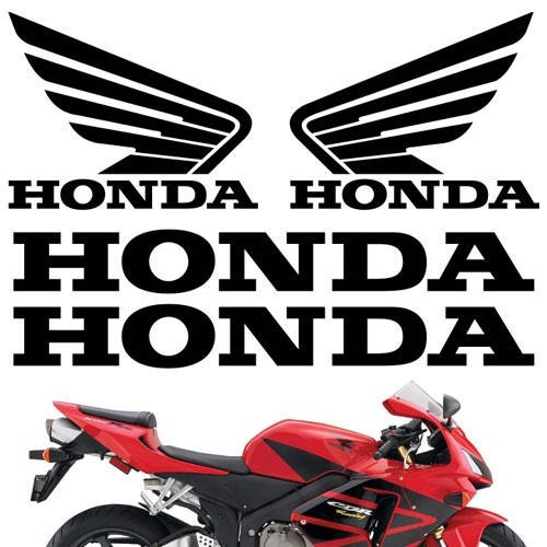 

Виниловая наклейка на мотоцикл " Honda" 20х30 см, Разные цвета