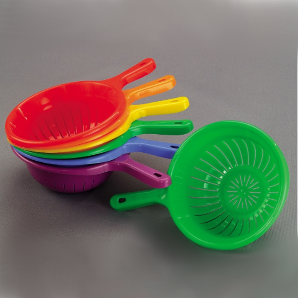 

Дуршлаг с ручкой пластиковый 1,5 литра, Разные цвета