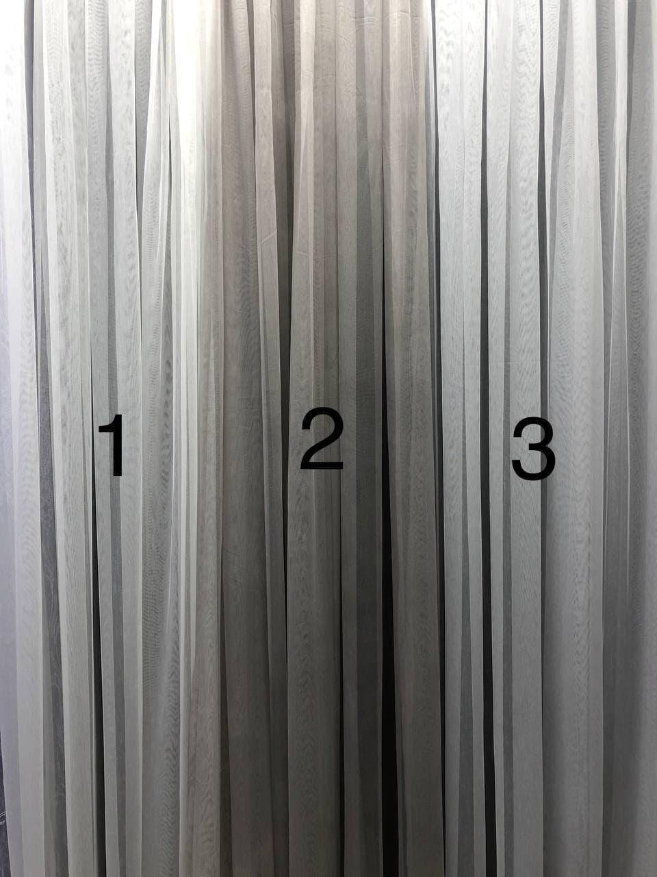 

Однотонная вуаль тюль на основе BAMBUK'а. Цвет: Белый, молочный,серый, Разные цвета