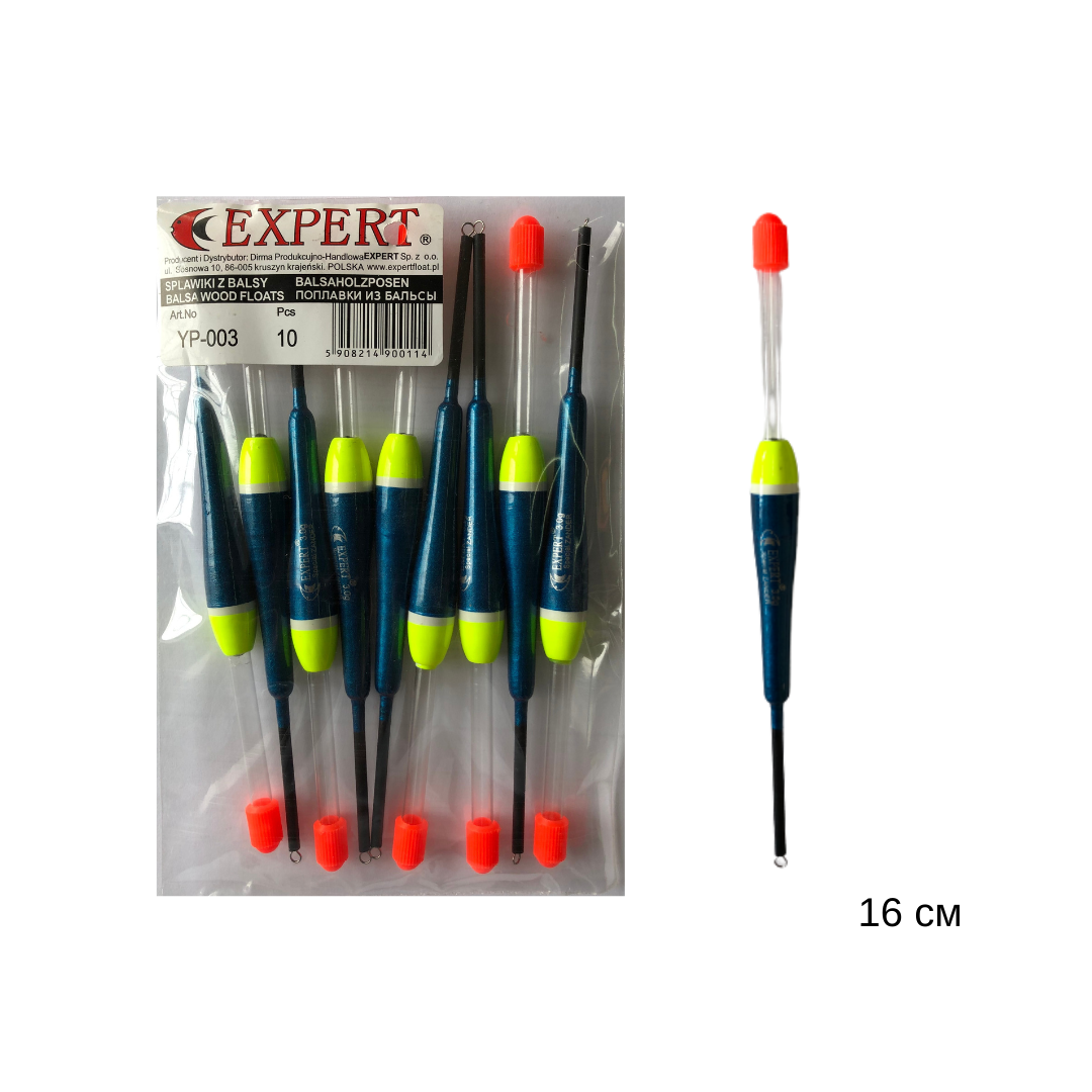 

Поплавок EXPERT Бальза YP-003 3г (10шт в уп)