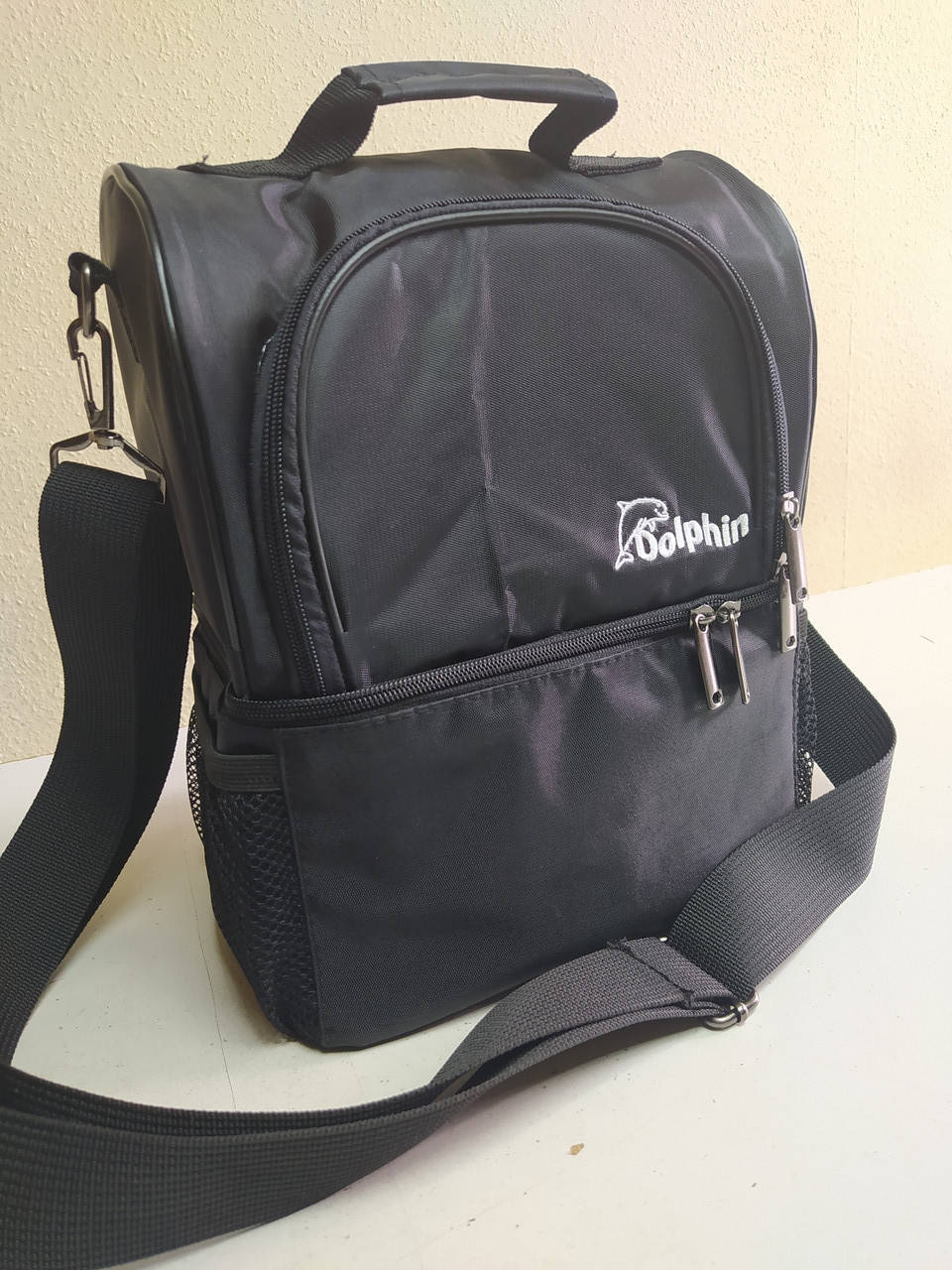 

Термосумка для ланча, рюкзак для еды с собой, ланч бэг, терморюкзак для обеда, сумка холодильник. Чёрный, Черный